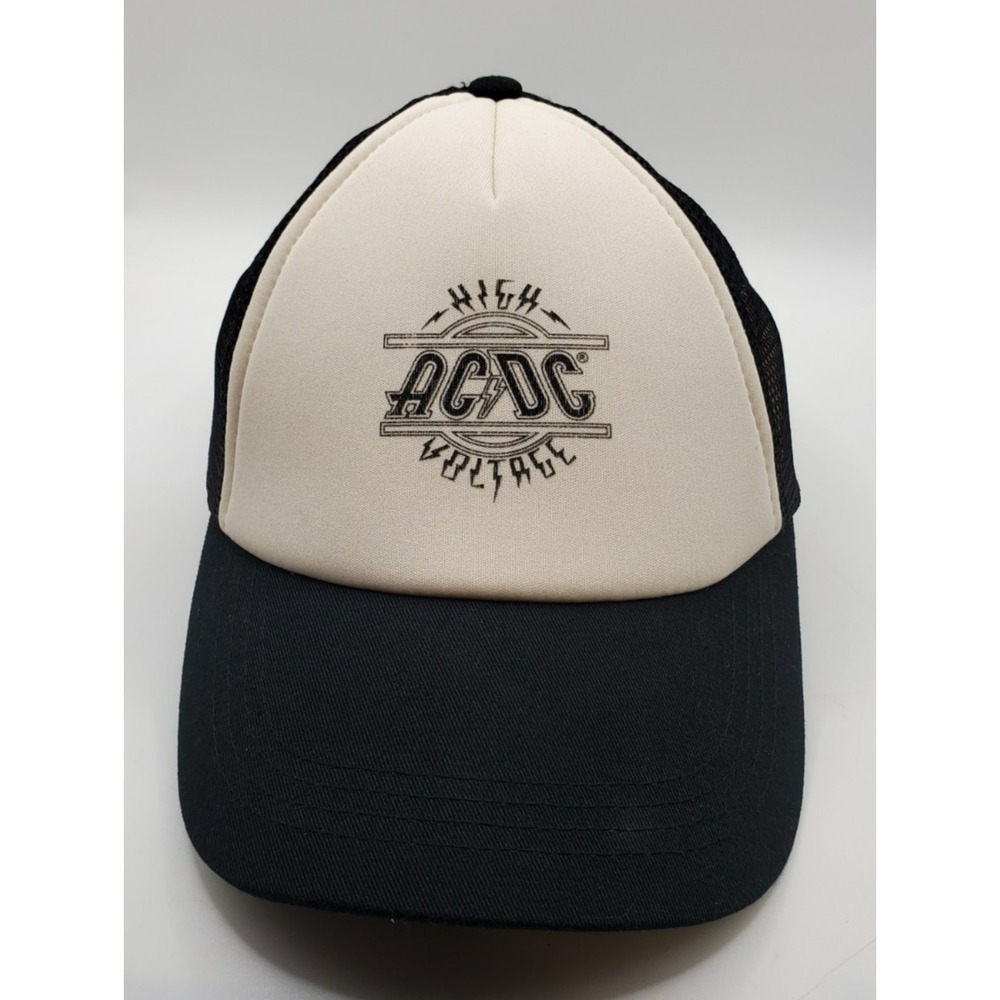 ACDC‎ High Voltage Hat Cap Strapback Mesh Trucker Adjustable